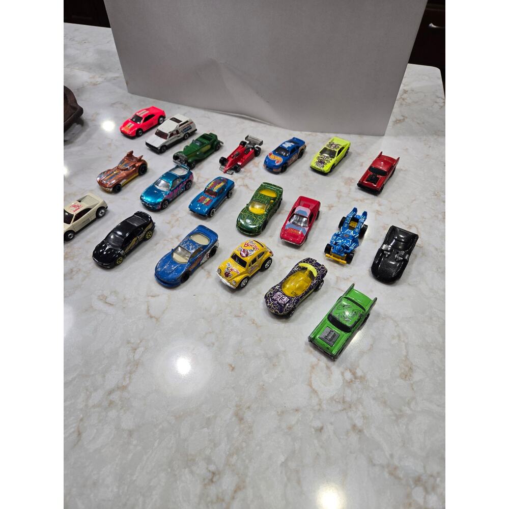 20 Hot Wheels Diecast Vehicles Cars Toys Metal  Different Years Junk Drawer Find